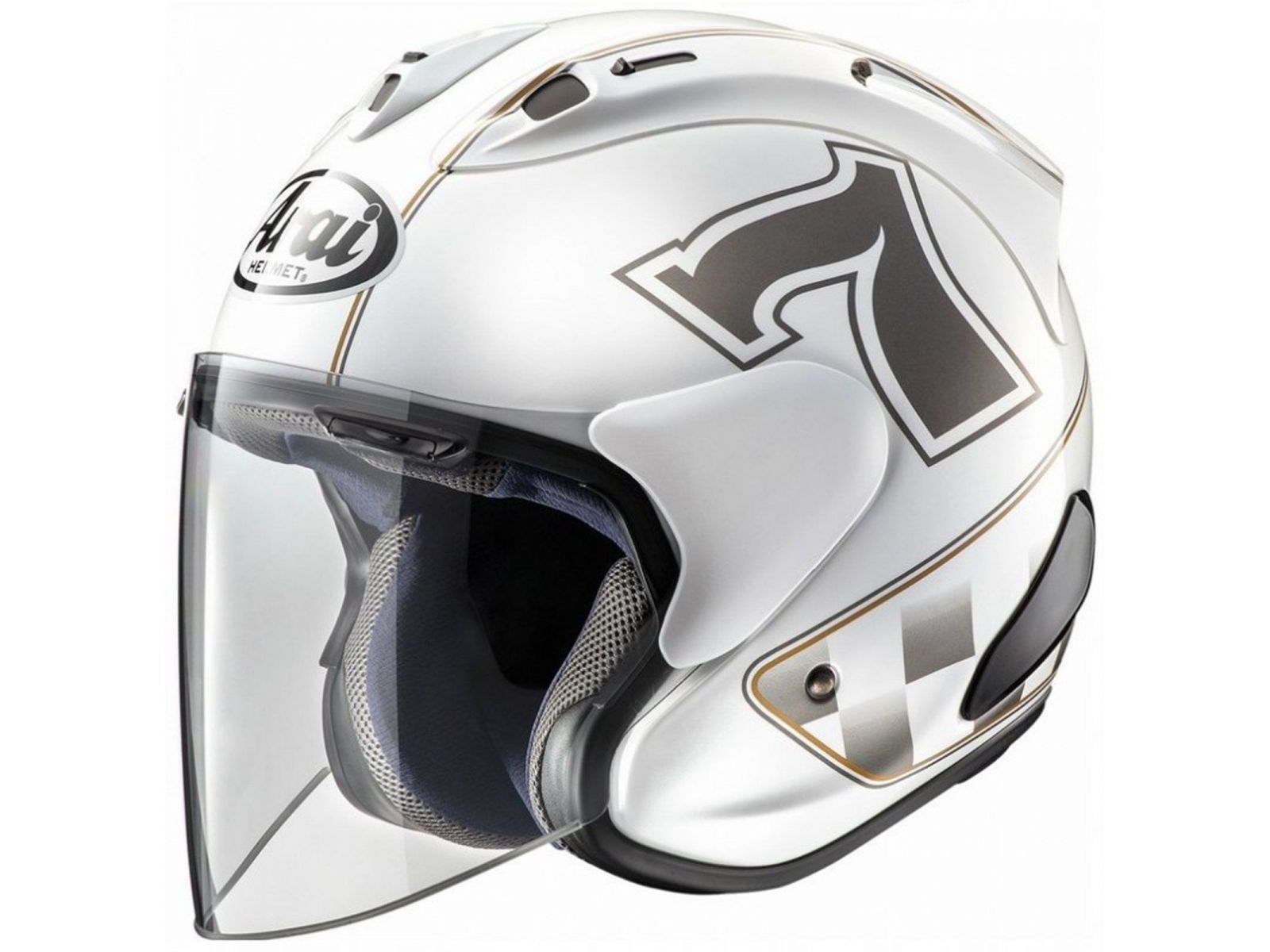 Мотошлем ARAI SZ-RAM X Cafe Racer White